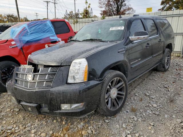 1GYS4JEF8CR248460 - 2012 CADILLAC ESCALADE E BLACK photo 2