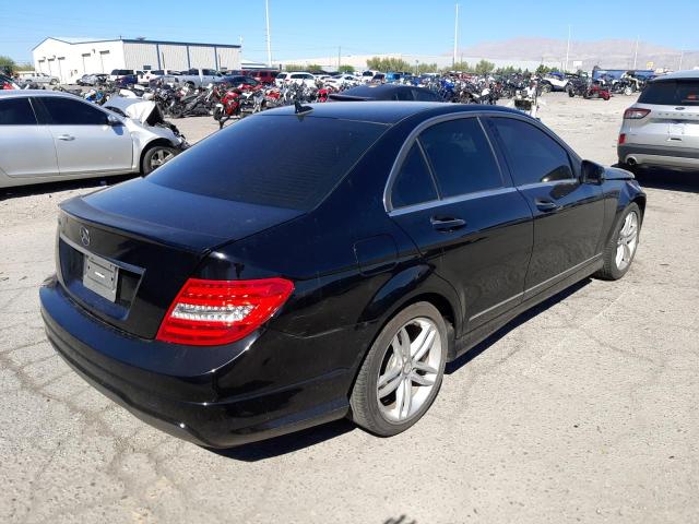 WDDGF4HB5EG213699 - 2014 MERCEDES-BENZ C250 BLACK photo 4