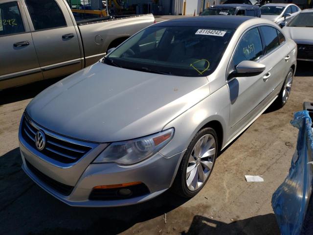 WVWHN7AN3BE728277 - 2011 VOLKSWAGEN CC LUXURY SILVER photo 2