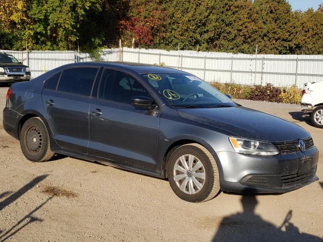3VW2K7AJXDM405009 - 2013 VOLKSWAGEN JETTA BASE GRAY photo 1