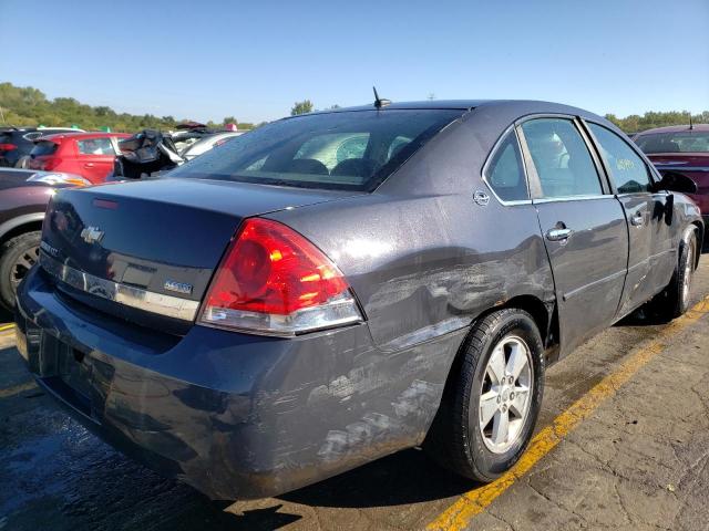 2G1WU583581236727 - 2008 CHEVROLET IMPALA LTZ BLACK photo 4