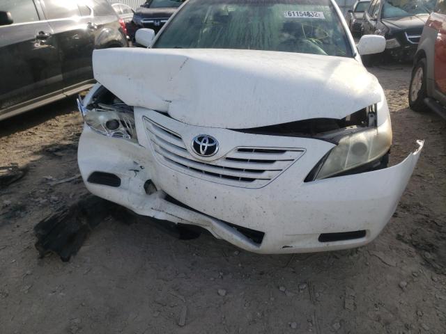 4T1BE46K08U790555 - 2008 TOYOTA CAMRY CE WHITE photo 9