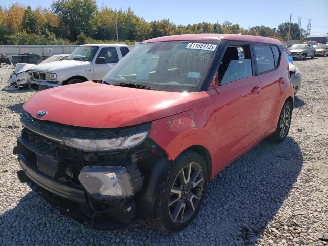 KNDJ63AU5M7142167 - 2021 KIA SOUL GT LI RED photo 2