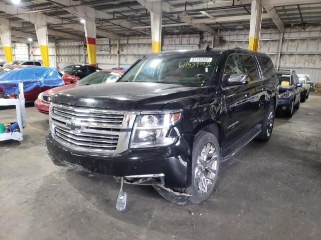 1GNSKJKC9GR344794 - 2016 CHEVROLET SUBURBAN K BLACK photo 2