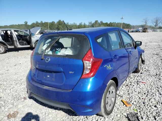 3N1CE2CP9HL356063 - 2017 NISSAN VERSA NOTE BLUE photo 4