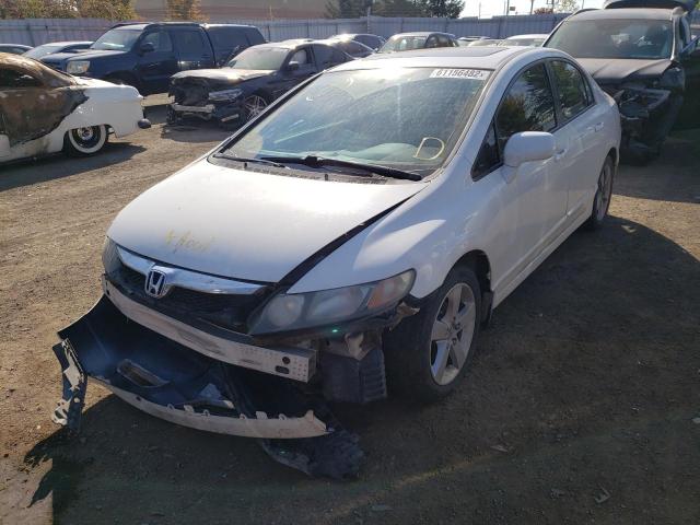 2HGFA1F67BH010260 - 2011 HONDA CIVIC LX-S أبيض صورة 2