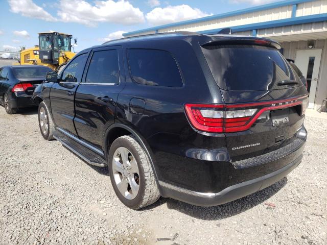 1C4RDHDG3EC524265 - 2014 DODGE DURANGO LI BLACK photo 3