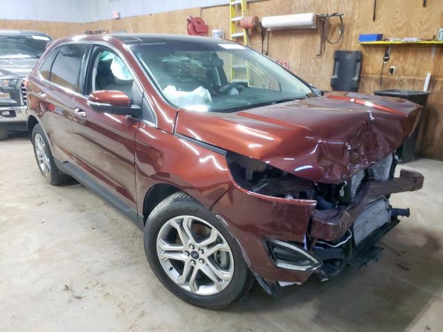 2FMPK4K93GBC65463 - 2016 FORD EDGE BROWN photo 1