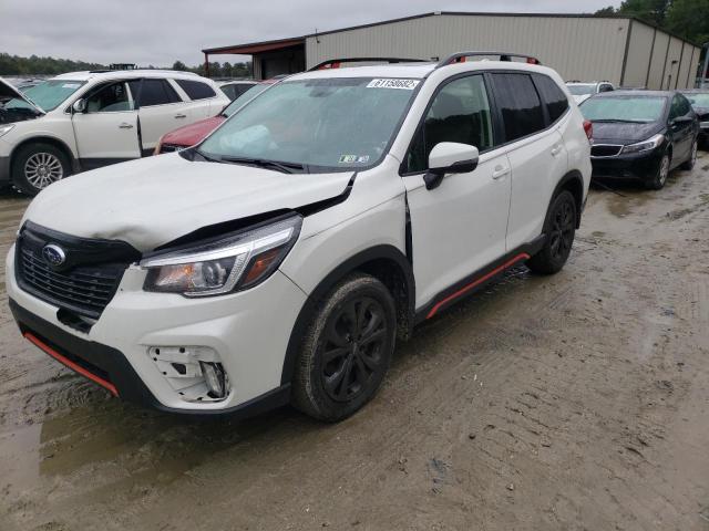 JF2SKARC7LH541608 - 2020 SUBARU FORESTER S WHITE photo 2