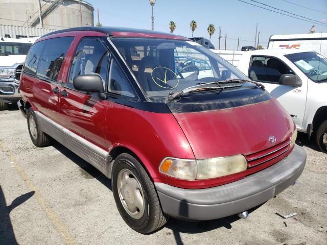 JT3AC12R2M0041074 - 1991 TOYOTA PREVIA LE RED photo 1