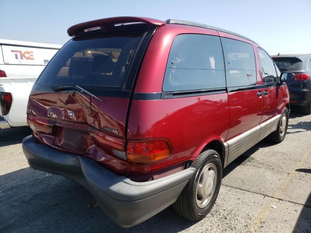 JT3AC12R2M0041074 - 1991 TOYOTA PREVIA LE RED photo 4