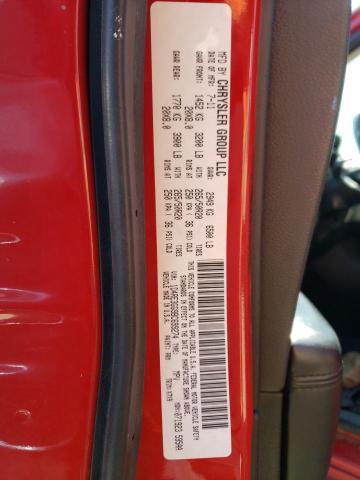 1D4RE3GG9BC699274 - 2011 DODGE DURANGO HE RED photo 10