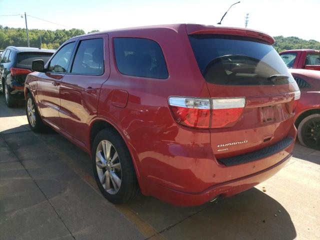 1D4RE3GG9BC699274 - 2011 DODGE DURANGO HE RED photo 3