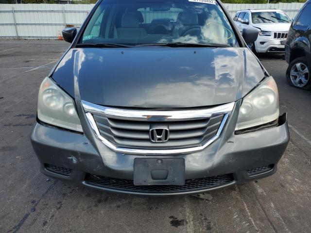 5FNRL38288B099833 - 2008 HONDA ODYSSEY LX GRAY photo 9