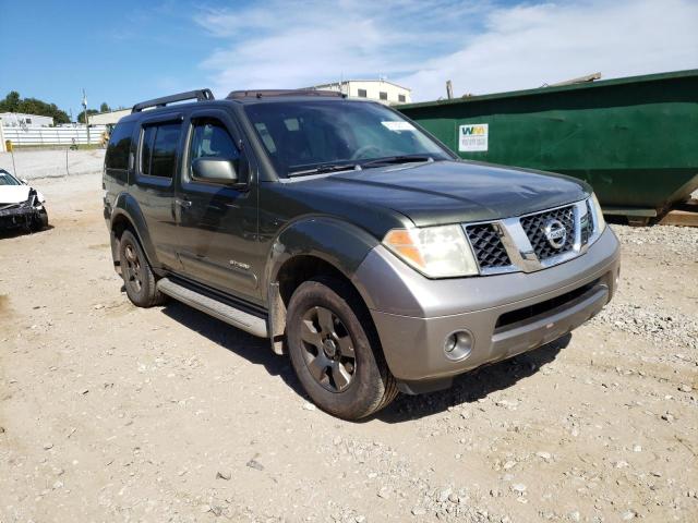 5N1AR18W55C758054 - 2005 NISSAN PATHFINDER GREEN photo 1