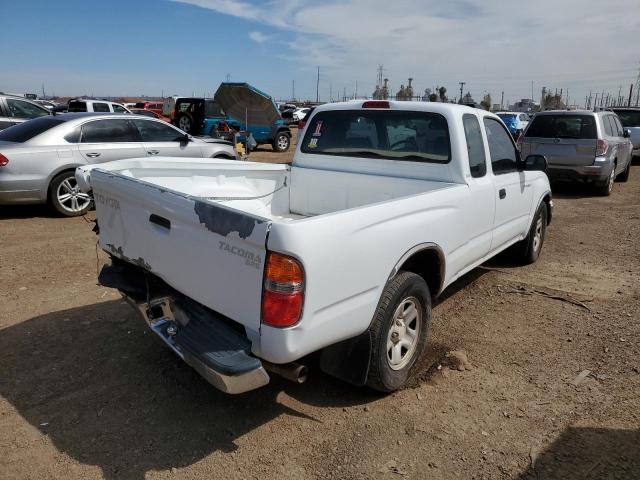 5TEVL52N52Z067991 - 2002 TOYOTA TACOMA XTR WHITE photo 4