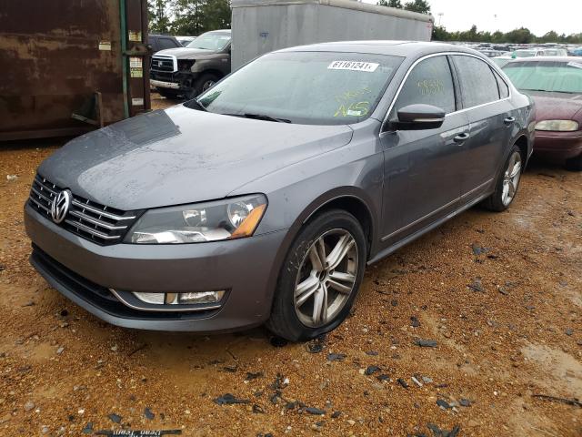 1VWCN7A34DC084390 - 2013 VOLKSWAGEN PASSAT SEL CHARCOAL photo 2