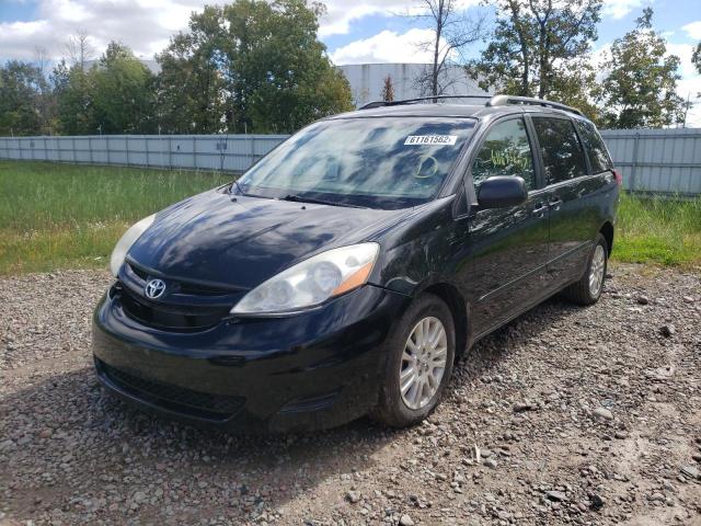 5TDBK23CX8S020950 - 2008 TOYOTA SIENNA LE BLACK photo 2