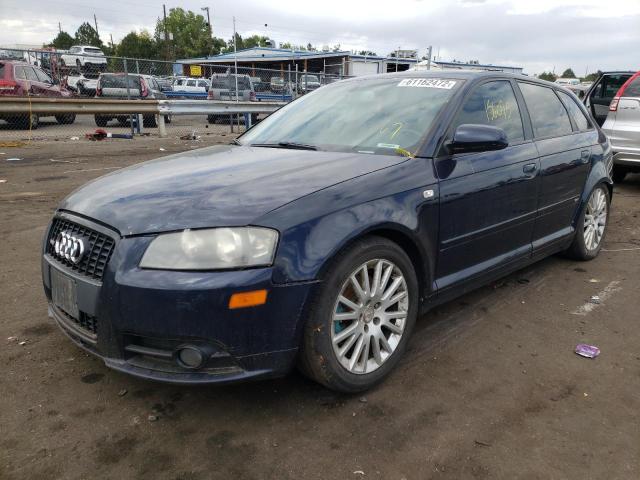 WAUKD78P56A197822 - 2006 AUDI A3 S-LINE BLUE photo 2