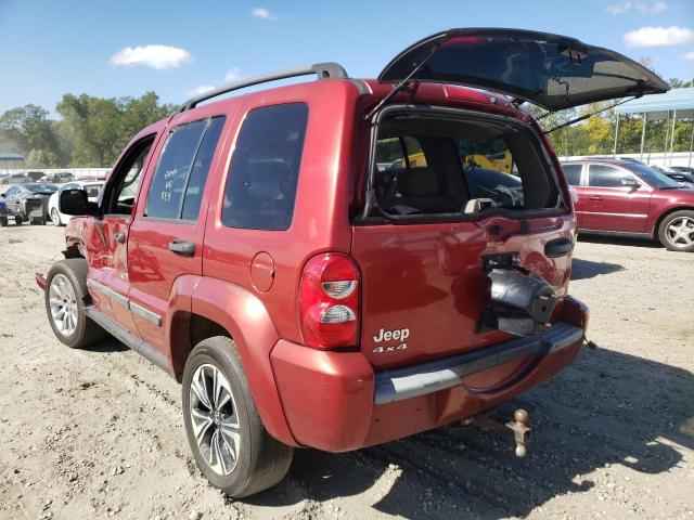 1J4GL38K75W644638 - 2005 JEEP LIBERTY RE Tünd qırmızı foto 3