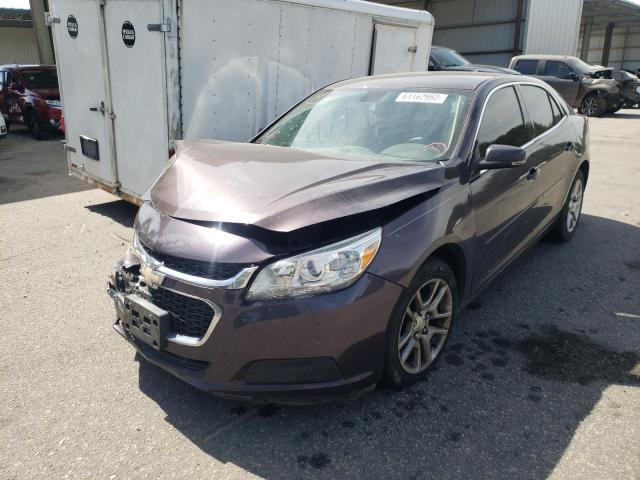 1G11C5SL2FF220660 - 2015 CHEVROLET MALIBU 1LT იასამნისფერი ფოტო 2