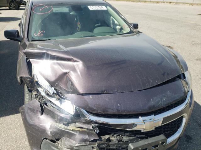 1G11C5SL2FF220660 - 2015 CHEVROLET MALIBU 1LT იასამნისფერი ფოტო 7