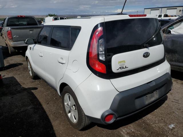 KNDJN2A26F7141186 - 2015 KIA SOUL WHITE photo 3