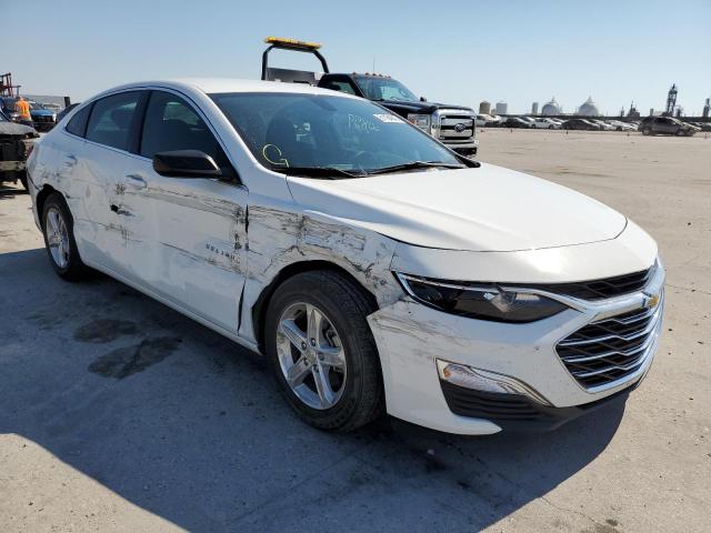 1G1ZB5STXMF057534 - 2021 CHEVROLET MALIBU LS WHITE photo 1