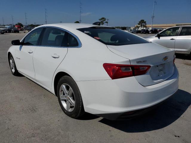 1G1ZB5STXMF057534 - 2021 CHEVROLET MALIBU LS WHITE photo 3