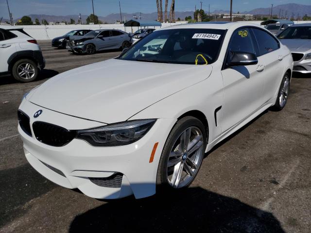 WBA4J5C53JBF06933 - 2018 BMW 440I GRAN WHITE photo 2