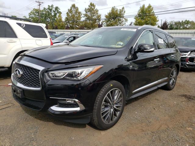 5N1DL0MM8KC520322 - 2019 INFINITI QX60 LUXE BLACK photo 2