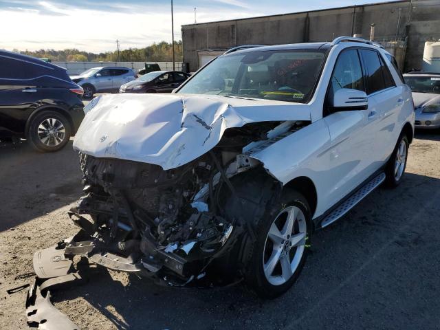 4JGDA5HB5JB007657 - 2018 MERCEDES-BENZ GLE 350 4M WHITE photo 2