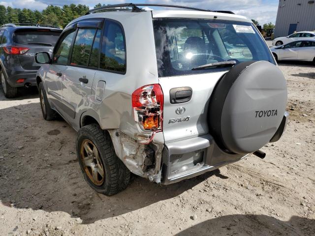 JTEHH20V626067488 - 2002 TOYOTA RAV4 AUTOM SILVER photo 3