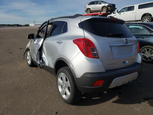 KL4CJFSB9FB045148 - 2015 BUICK ENCORE CON SILVER photo 3