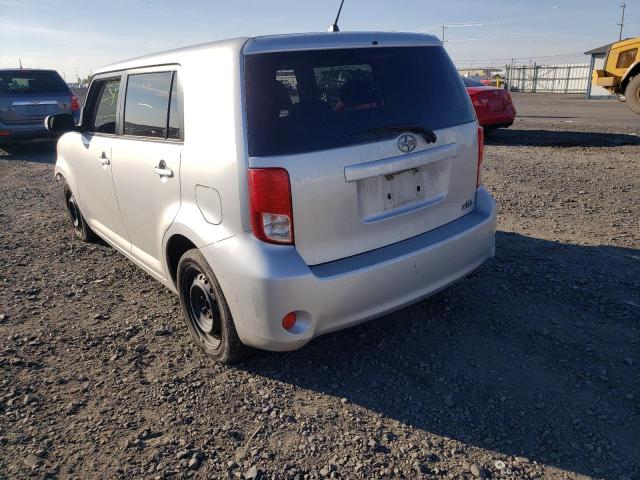 JTLZE4FE3CJ009880 - 2012 TOYOTA SCION XB Silber Foto 3