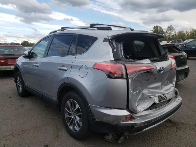 JTMRJREV6HD072273 - 2017 TOYOTA RAV4 HV LE SILVER photo 3