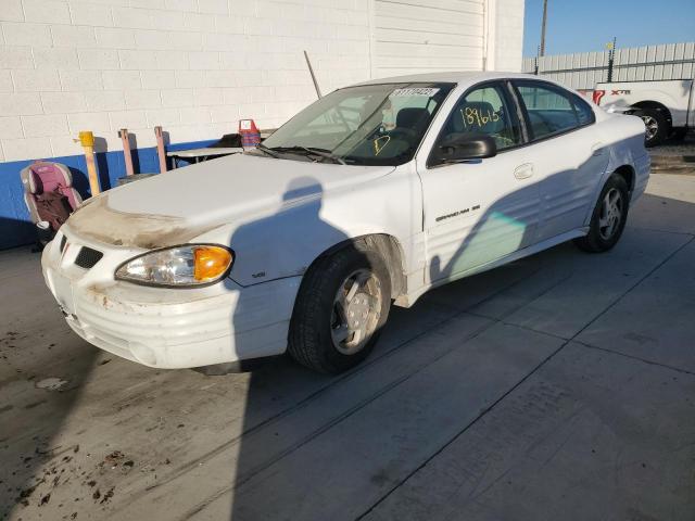 1G2NF52EXYC526628 - 2000 PONTIAC GRAND AM S WHITE photo 2