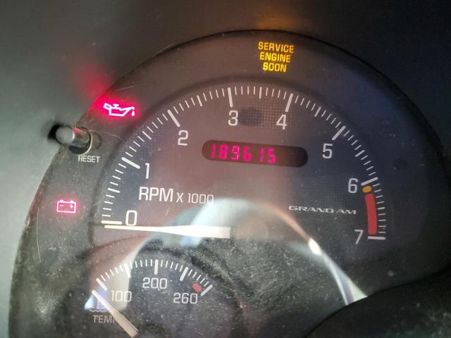 1G2NF52EXYC526628 - 2000 PONTIAC GRAND AM S WHITE photo 8