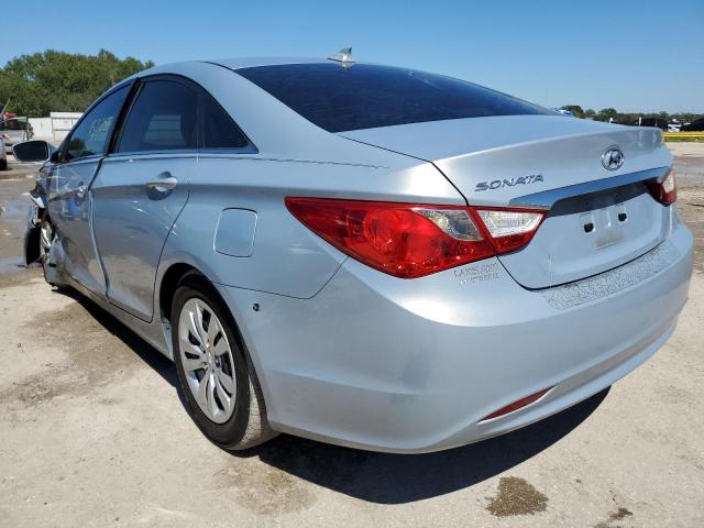 5NPEB4AC9CH313846 - 2012 HYUNDAI SONATA GLS BLUE photo 3