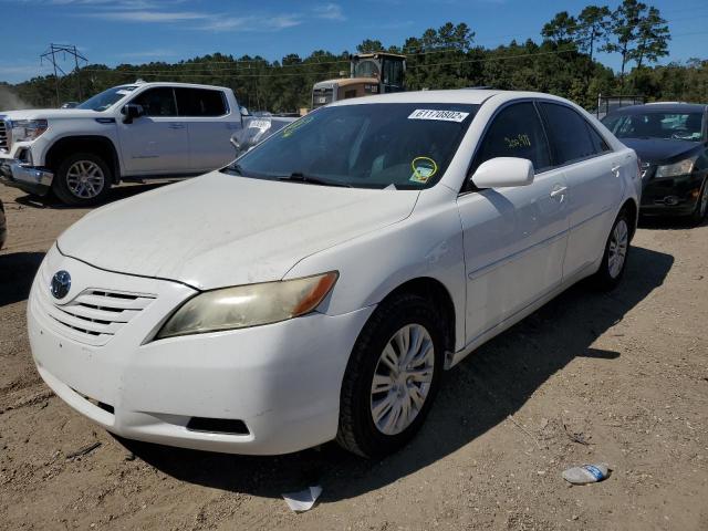 4T1BE46K07U600140 - 2007 TOYOTA CAMRY CE WHITE photo 2