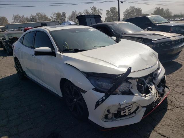 SHHFK7H9XJU415358 - 2018 HONDA CIVIC SPOR WHITE photo 1