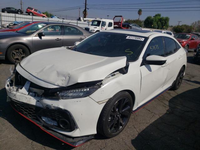 SHHFK7H9XJU415358 - 2018 HONDA CIVIC SPOR WHITE photo 2