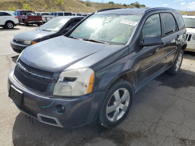 2CNDL037986282848 - 2008 CHEVROLET EQUINOX SP GRAY photo 2