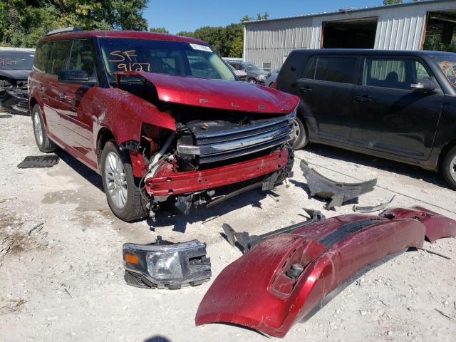 2FMGK5C87JBA02461 - 2018 FORD FLEX SEL 勃艮第红 照片 1