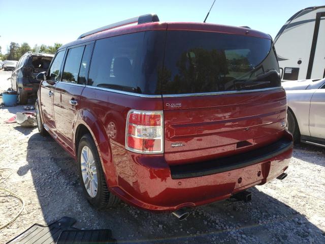 2FMGK5C87JBA02461 - 2018 FORD FLEX SEL 勃艮第红 照片 3