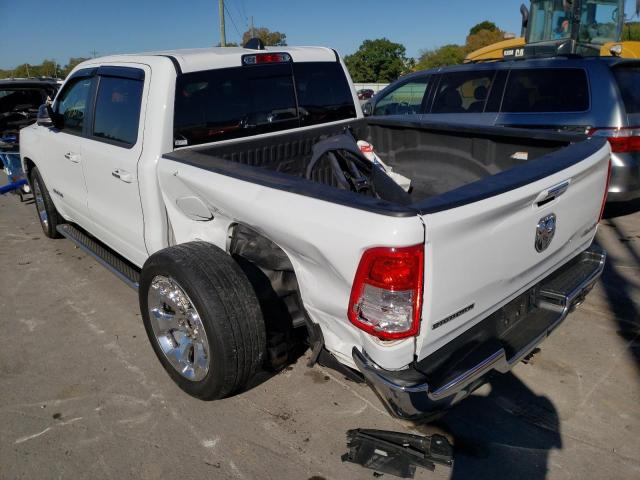 1C6SRFFT3KN776882 - 2019 RAM 1500 BIG H WHITE photo 3