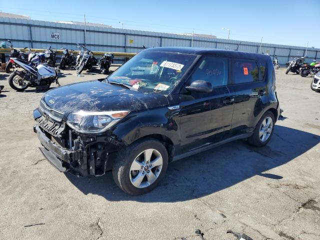 KNDJN2A28H7458535 - 2017 KIA SOUL BLACK photo 2