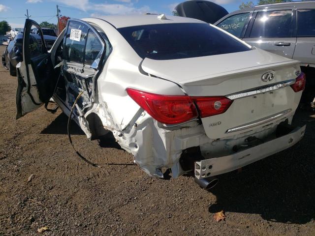 JN1BV7AR4EM698566 - 2014 INFINITI Q50 BASE WHITE photo 3