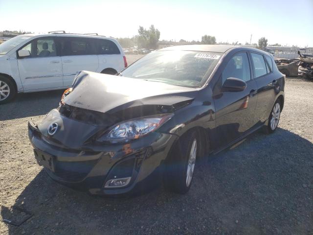 JM1BL1H66A1342854 - 2010 MAZDA 3 S BLACK photo 2