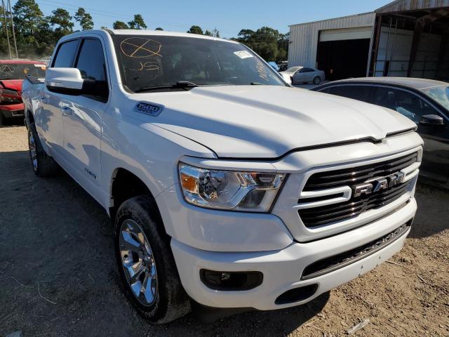 1C6RREFT5KN706289 - 2019 RAM 1500 BIG H WHITE photo 1